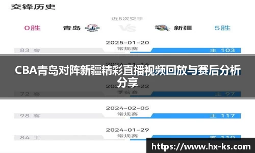CBA青岛对阵新疆精彩直播视频回放与赛后分析分享